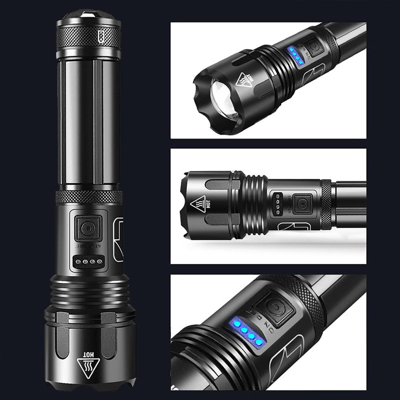 RoyaleGlow Waterproof Military Laser Pocket Lamp 12000 Lumen