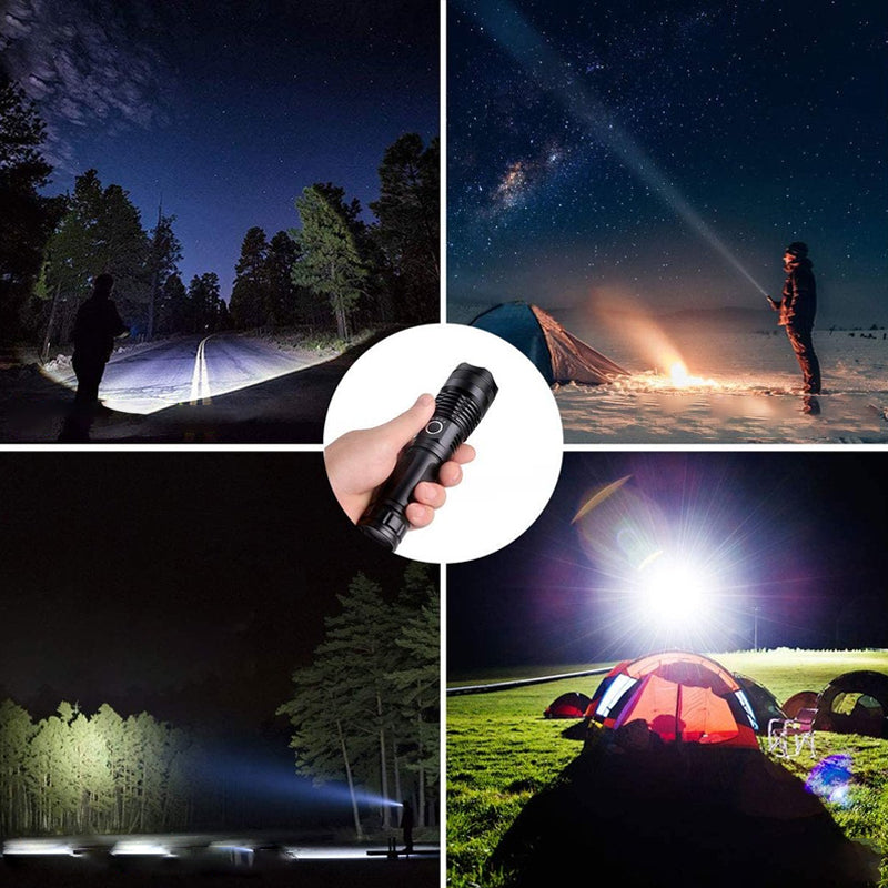 RoyaleGlow Waterproof Military Laser Pocket Lamp 12000 Lumen