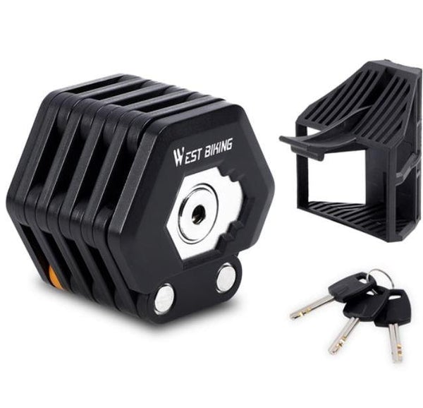 RoyaleGlow Foldable Bike Lock - Compact Security Solution
