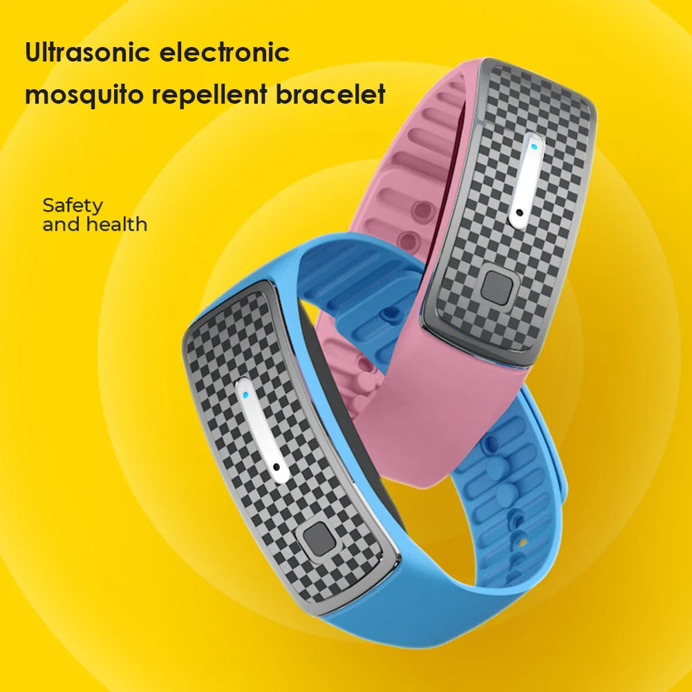RoyaleGlow Ultrasonic Mosquito Repellent Bracelet - USB Charging