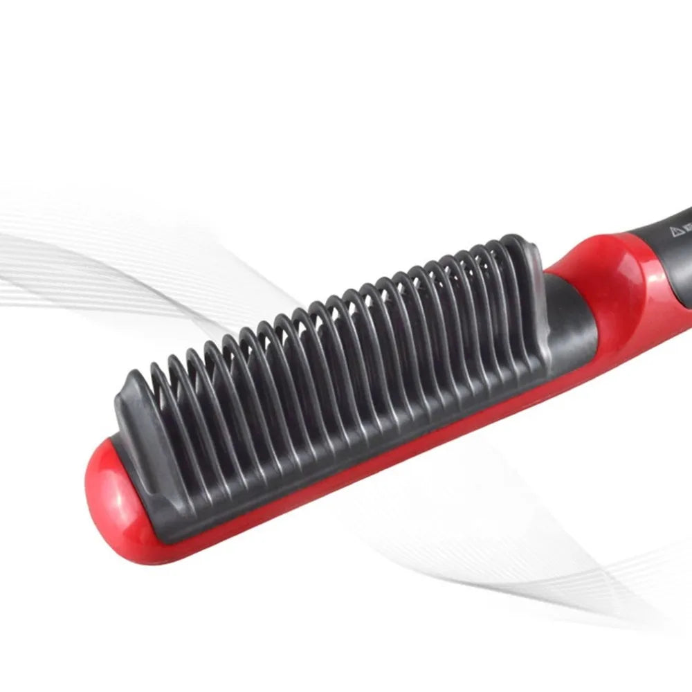 Royallure Professional Hair Straightening Brush with Adjustable Heat Settings for Shiny, Healthy Hair
