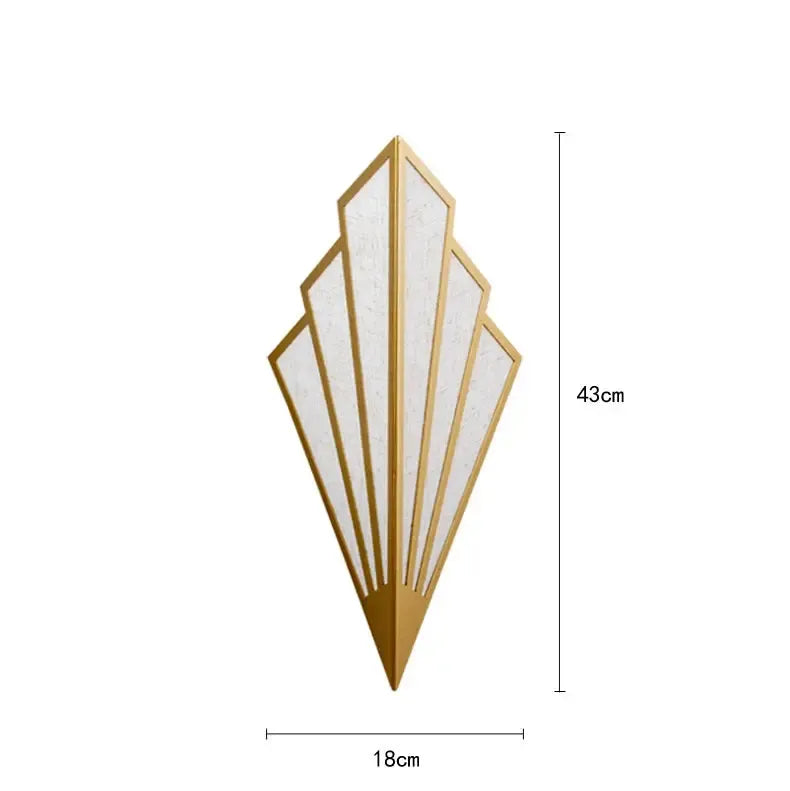 Royallure Sculptural LED Wall Light, Modern Bathroom Sconce for Home Decor