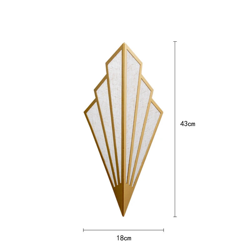 Royallure Sculptural LED Wall Light, Modern Bathroom Sconce for Home Decor