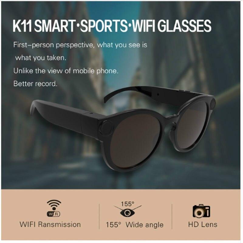 Royaleva Bicycling Glasses WiFi Mini Camera HD 1080P DVR Video Audio Recorder