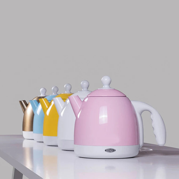 Royallure Insulated Electric Tea Kettle – Quick-Boil, Auto Shut-Off, Boil-Dry Safety, Colorful Design