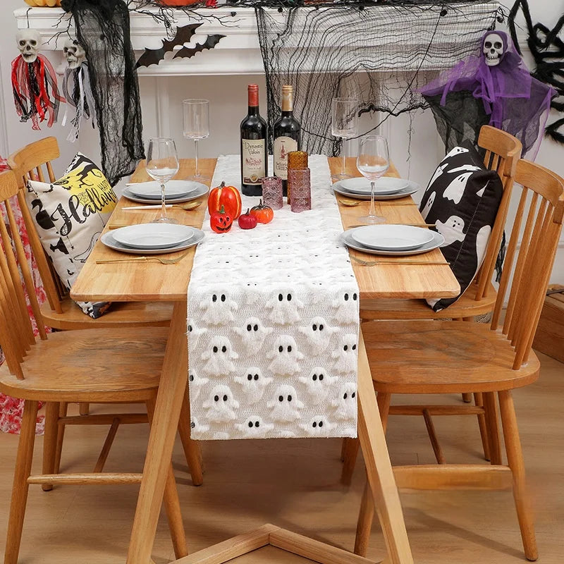 Halloween Decoration Table Runner Spooky Strip Table Runners Home Restaurant Dining Table Decorations Halloween Party Decor Prop 1