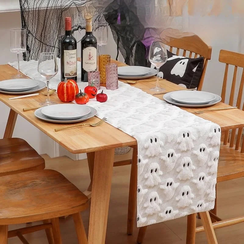 Halloween Decoration Table Runner Spooky Strip Table Runners Home Restaurant Dining Table Decorations Halloween Party Decor Prop 2