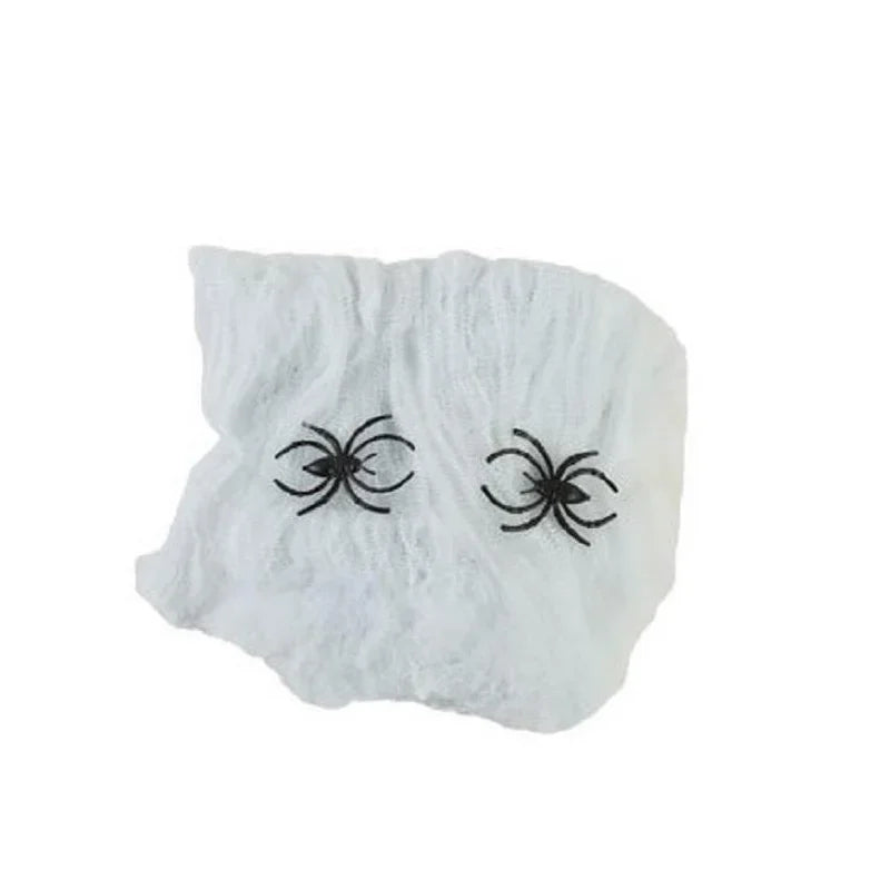 Lumora Stretchy Artificial Spider Web Halloween Decoration Haunted House Props