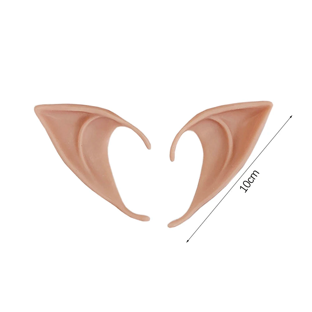 Royallure Halloween Elf Ears Latex Cosplay Fairy Angel Costume Party Accessories