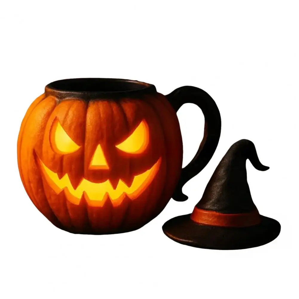 Halloween Ghost Face Mug Spooky Halloween Mug Set 3d Ghost Pumpkin Face Coffee Cup Pumpkin Scream Mug for Espresso Tea Coffee 6