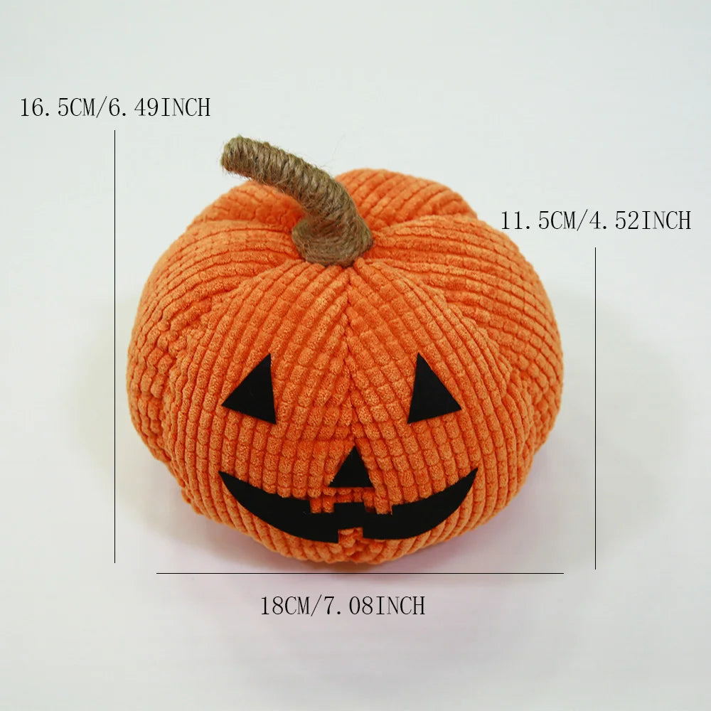 Halloween Grimace Pumpkin Ornaments Artificial Pumpkin Rustic Harvest Decor Faux Pumpkin Plant Decorations for Fall Festivities 3