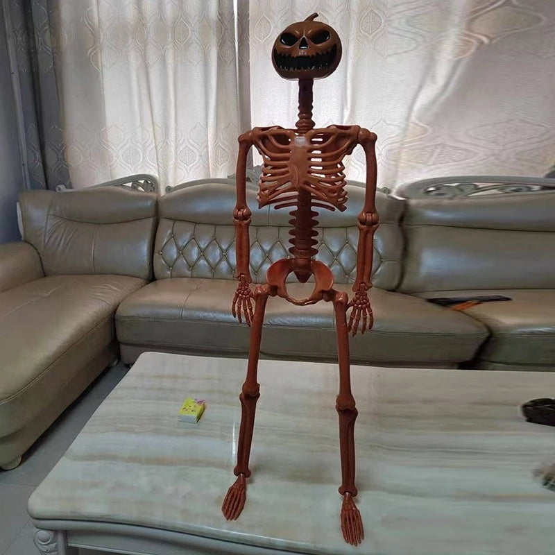 Halloween Human Skeleton 40CM-90CM Movable Skeleton, Human Skeleton Halloween Horror Decorations, Haunted House Horror Props 3