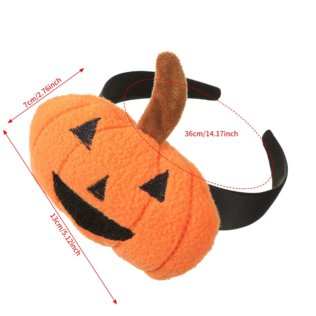 Halloween Pumpkin Headband Orange Cute Head Hoops Halloween Fashion Hair Hoops Hair Band Girls Hair Accessories Headbands 5