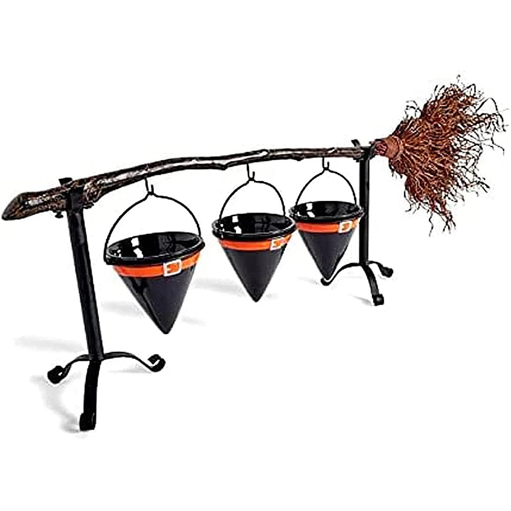 Halloween Pumpkin Snack Plates Rack Witch Bowl Dessert Fruit Dishes Party Buffet Display Tray For Food Plates Decoration 8
