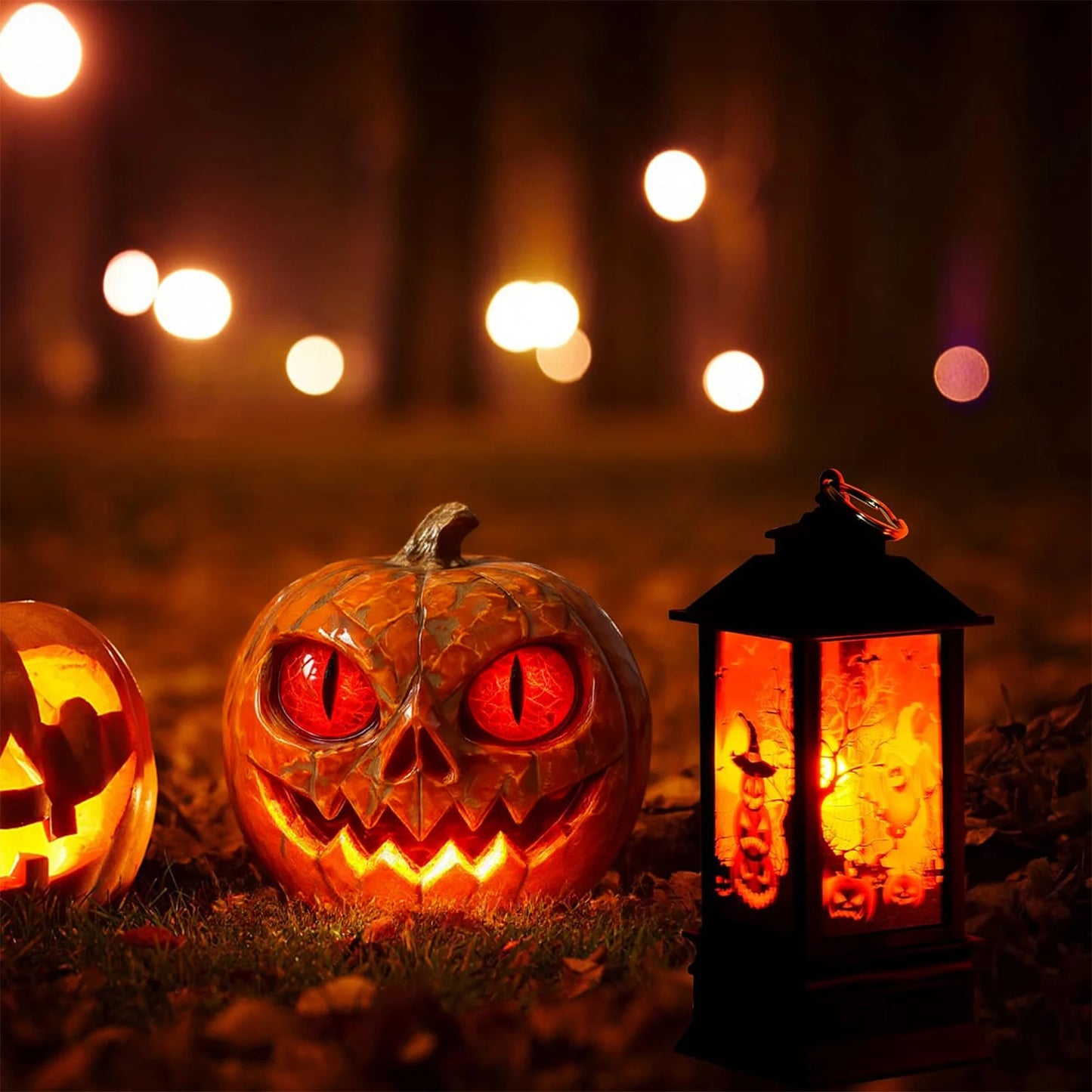 Handcrafted Resin Pumpkin Decor - Elegant Halloween Table Centerpiece, Porch Display, or Gothic Gift for Spooky Season 3