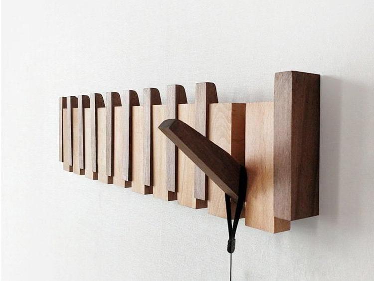 Luxora Handmade Wooden Coat Rack with Stylish Hooks