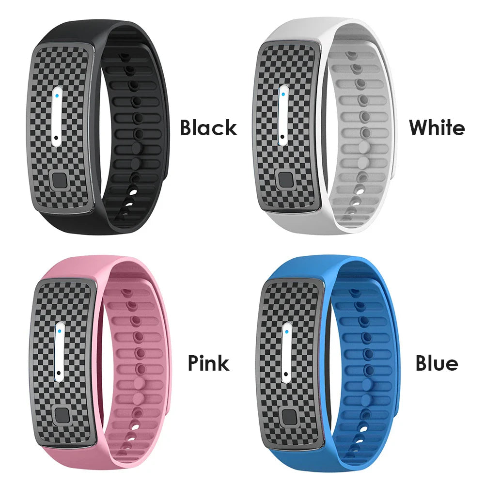 RoyaleGlow Ultrasonic Mosquito Repellent Bracelet - USB Charging