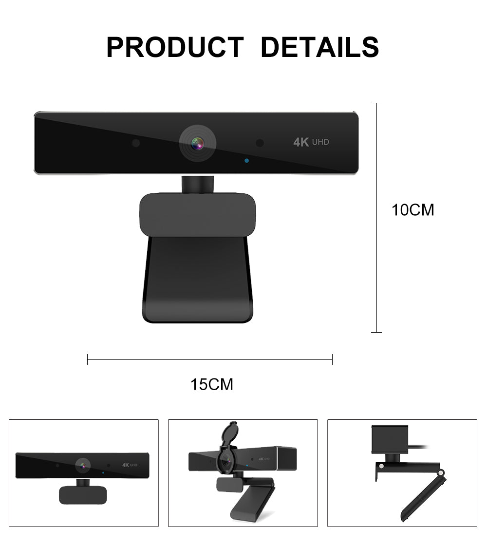 Royaleva 4k Ultra High Resolution Webcam for Streaming