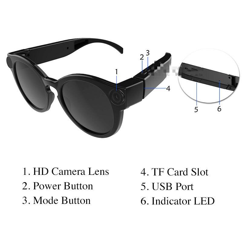 Royaleva Bicycling Glasses WiFi Mini Camera HD 1080P DVR Video Audio Recorder