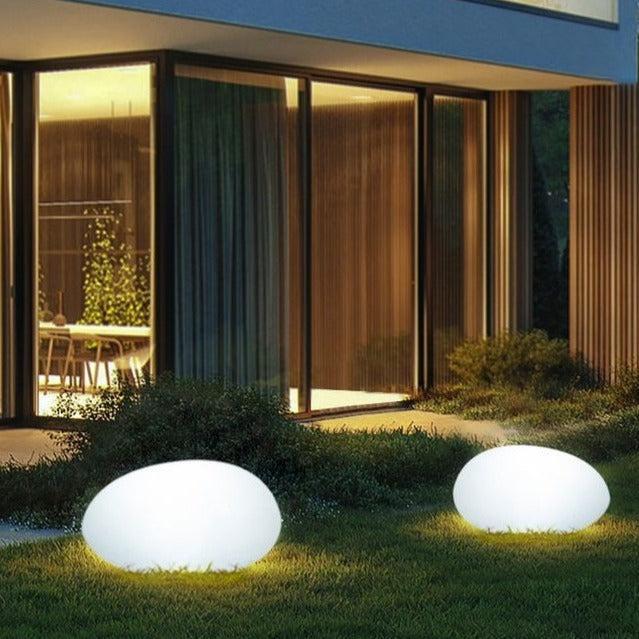 Royallure Outdoor LED Cobblestone Garden Light with 16 Colors & Remote