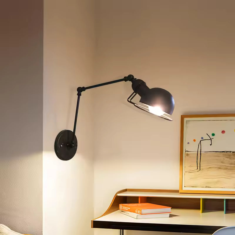 LuxRoyale Decorative LED Retro Bronze Rocker Table Lamp