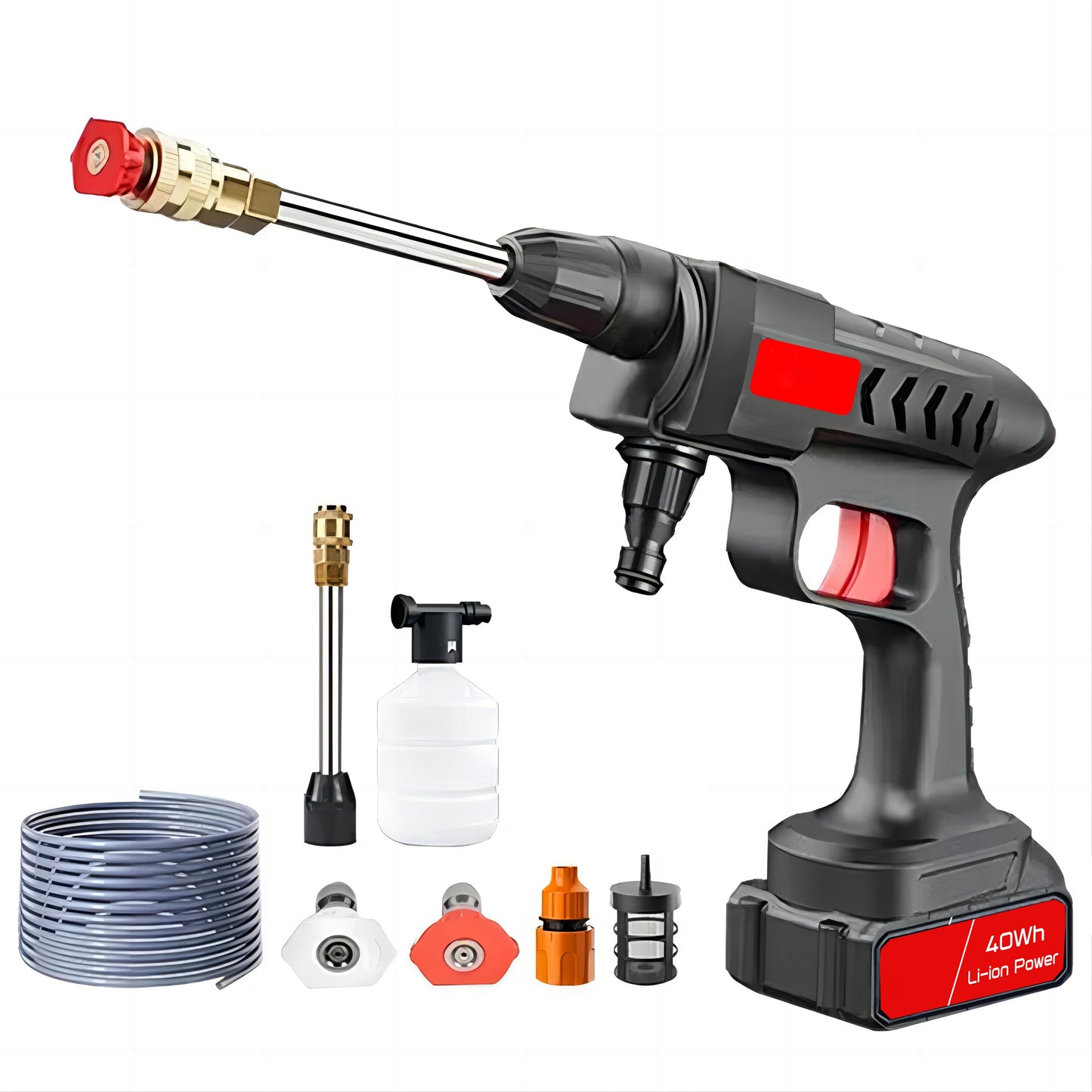 Luxora High Pressure Water Gun For Car Wash Portable 60Bar