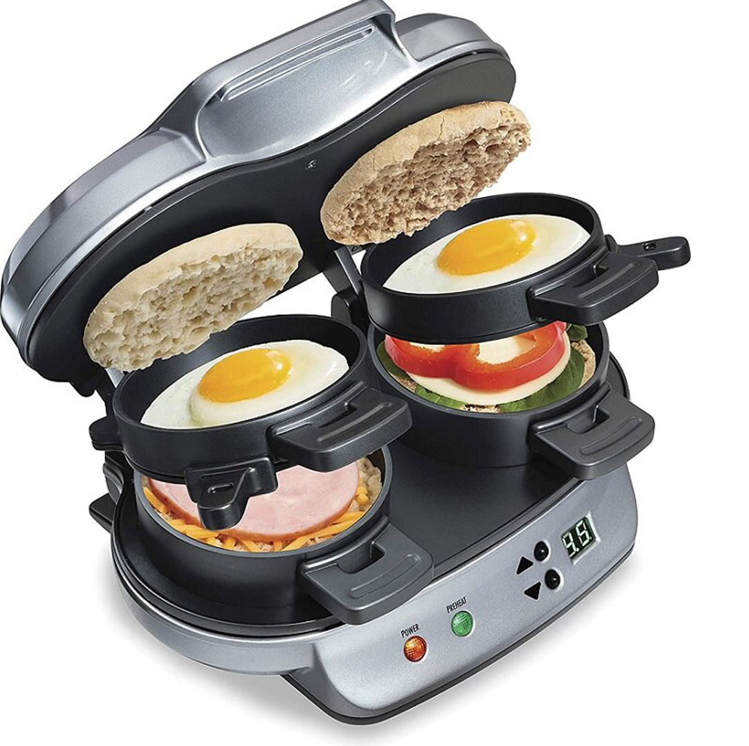 RoyaleGlow Breakfast Sandwich Maker for Easy Meals