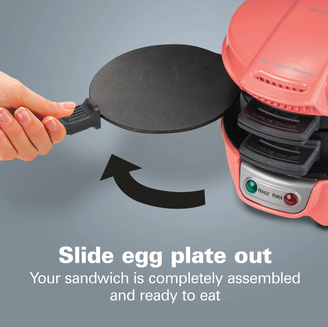 RoyaleGlow Breakfast Sandwich Maker for Easy Meals