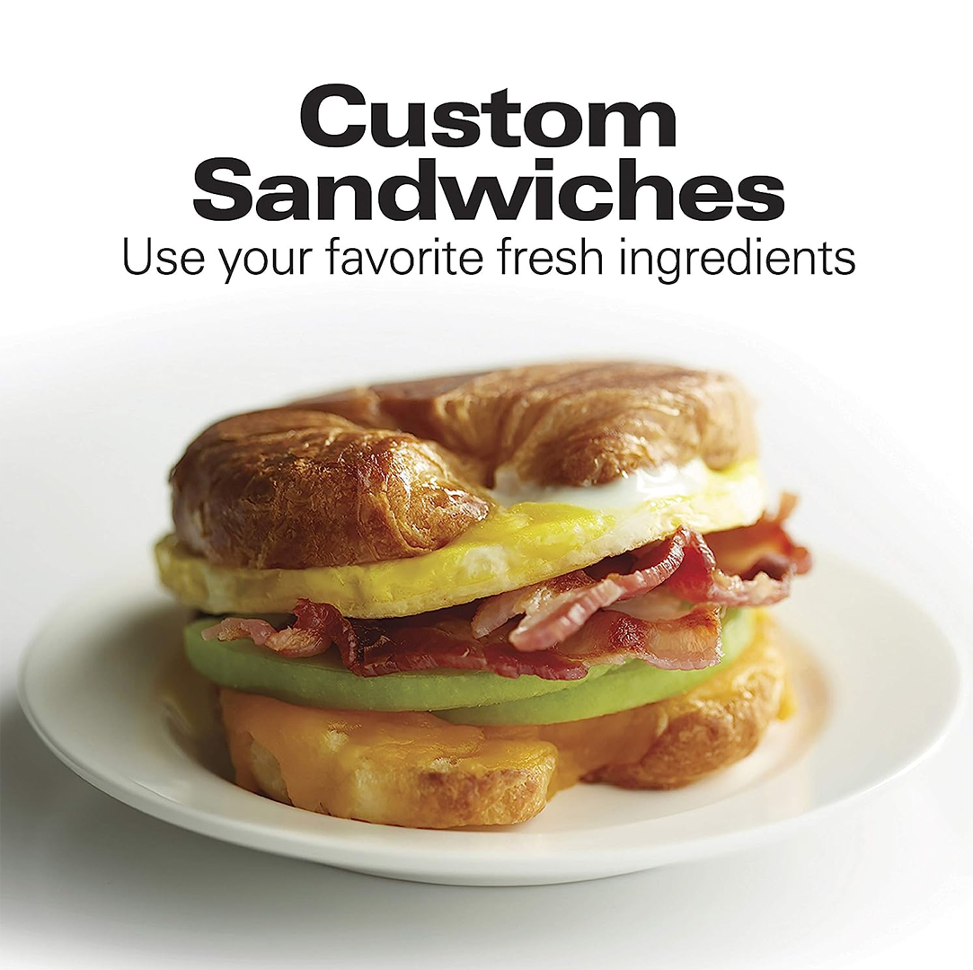 RoyaleGlow Breakfast Sandwich Maker for Easy Meals