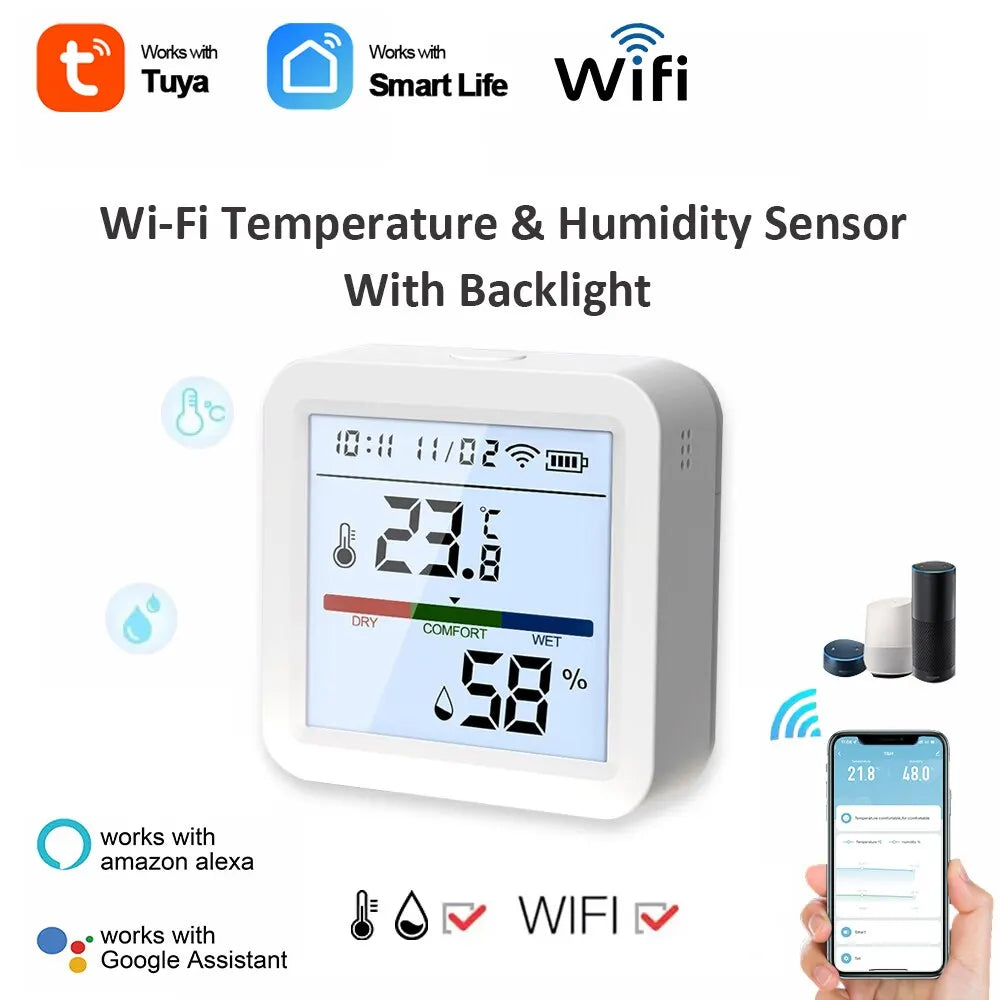 Royaleva Wifi-Enabled Temperature And Humidity Sensor