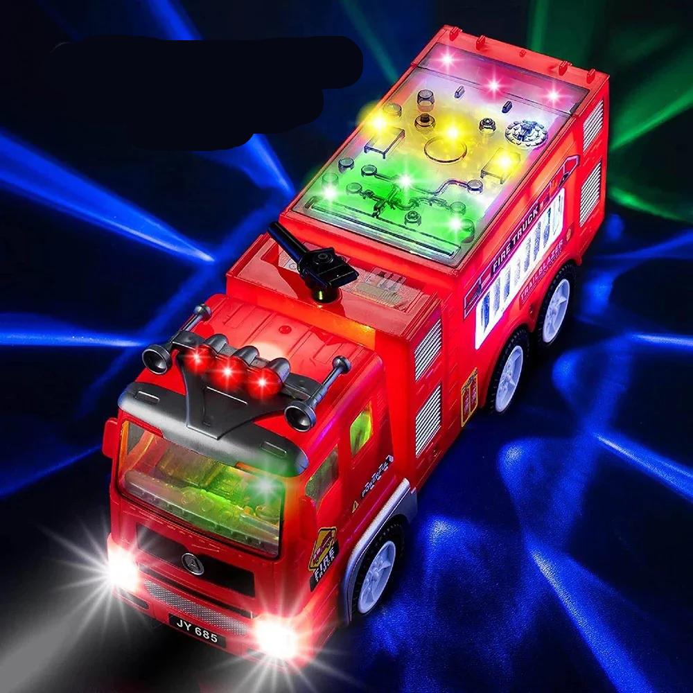 Royaleva Electric Fire Engine Toy With Lights For Children