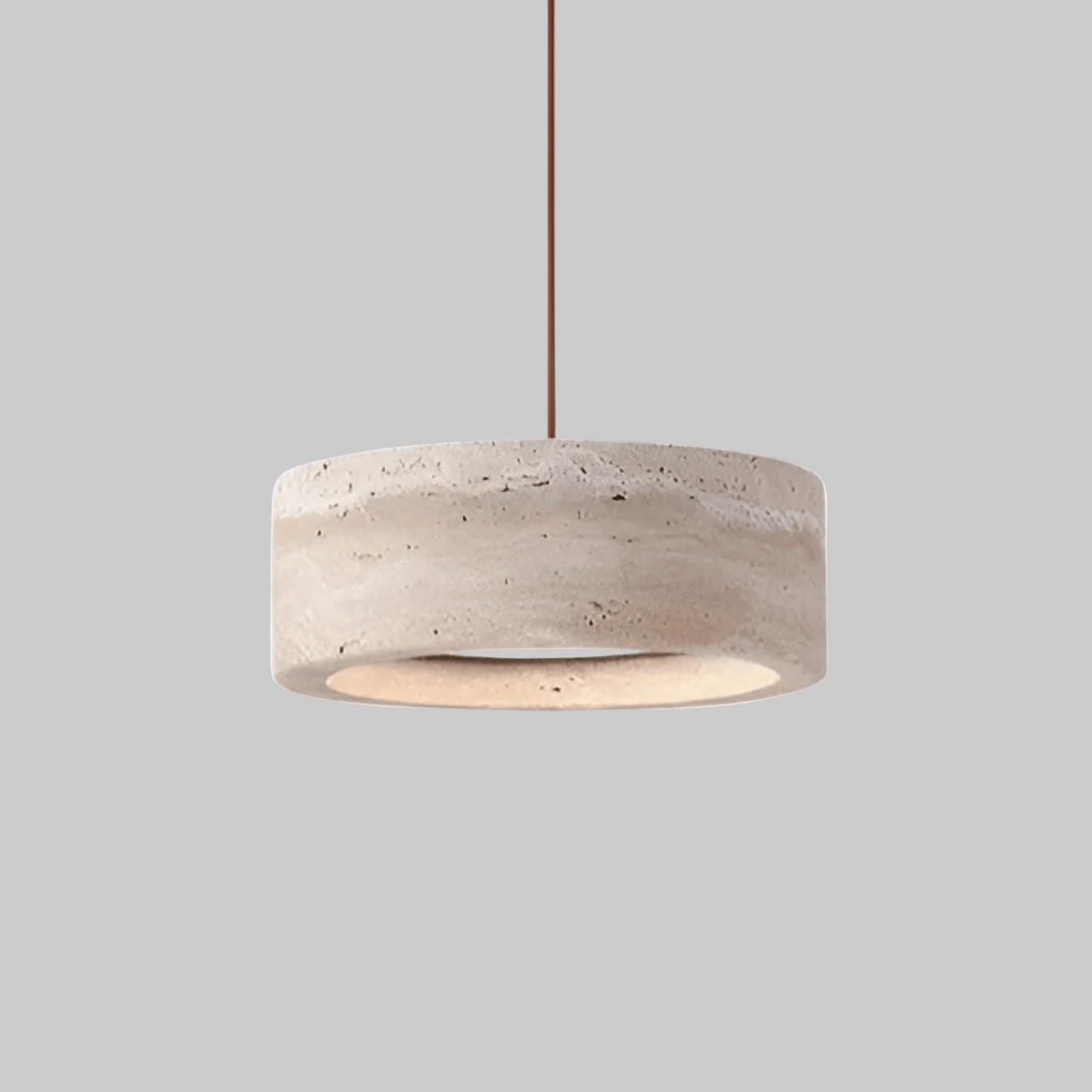 Ithaca Travertine LED Pendant Light 2
