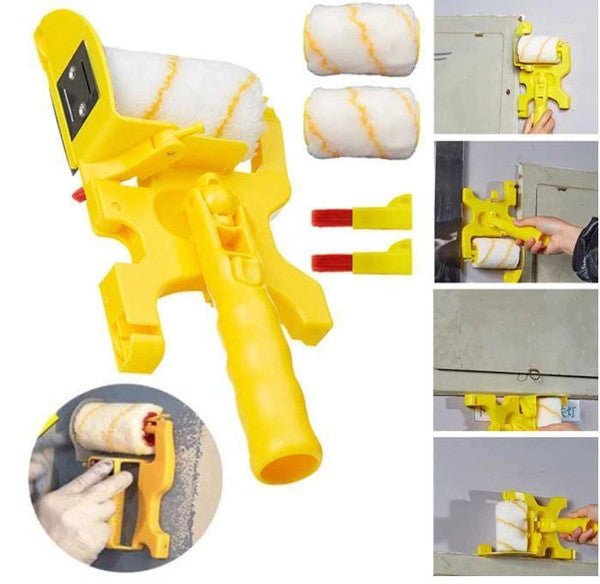 RoyaleGlow Paint Roller with Trimmer for Perfect Edges