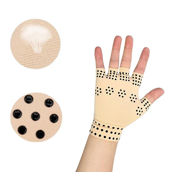 Luxora Fingerless Magnetic Compression Gloves for Arthritis