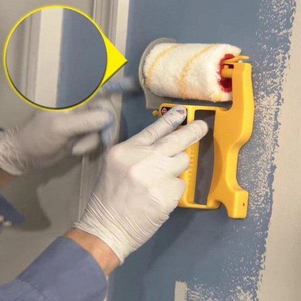 RoyaleGlow Paint Roller with Trimmer for Perfect Edges