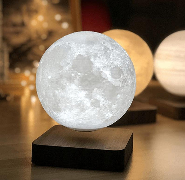 RoyaleGlow Magnetically Levitated Lunar Lamp 3D Design