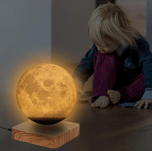 RoyaleGlow Magnetically Levitated Lunar Lamp 3D Design