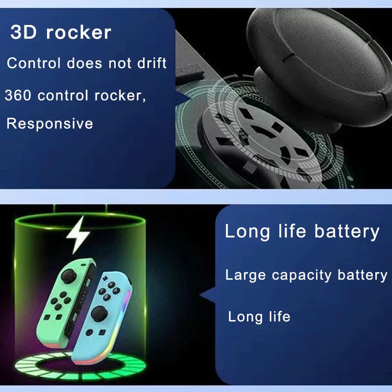 Royaleva Switch Wireless Controller with RGB Light & Vibration