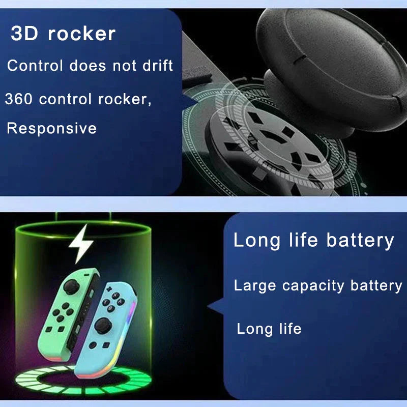 Royaleva Switch Wireless Controller with RGB Light & Vibration