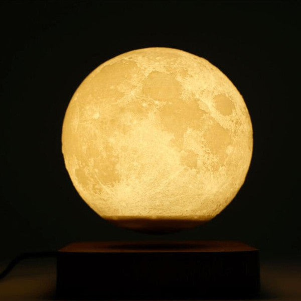 RoyaleGlow Magnetically Levitated Lunar Lamp 3D Design