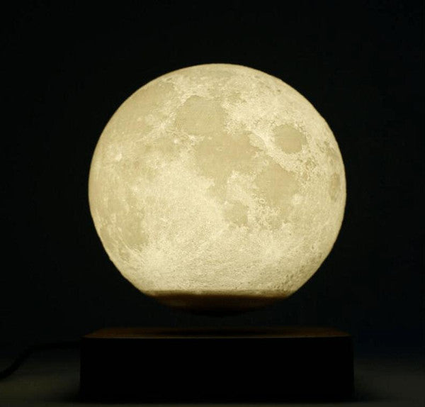 RoyaleGlow Magnetically Levitated Lunar Lamp 3D Design