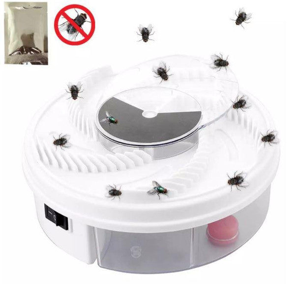 RoyaleGlow Rotating Electric Fly Trap for Indoor Use
