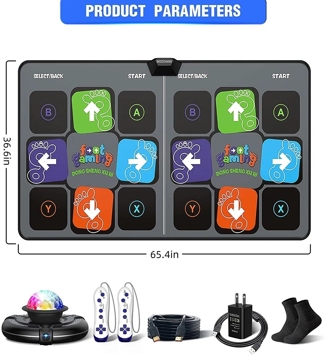 Royaleva Dance Mat - For Children Interactive Fun