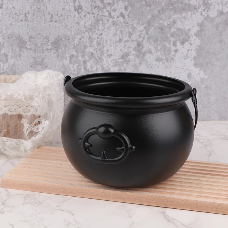Large Wizard Witch Cauldron Decoration Prop Halloween Irish Parties Table Centerpieces Candy Holder Table Halloween Decorations 0
