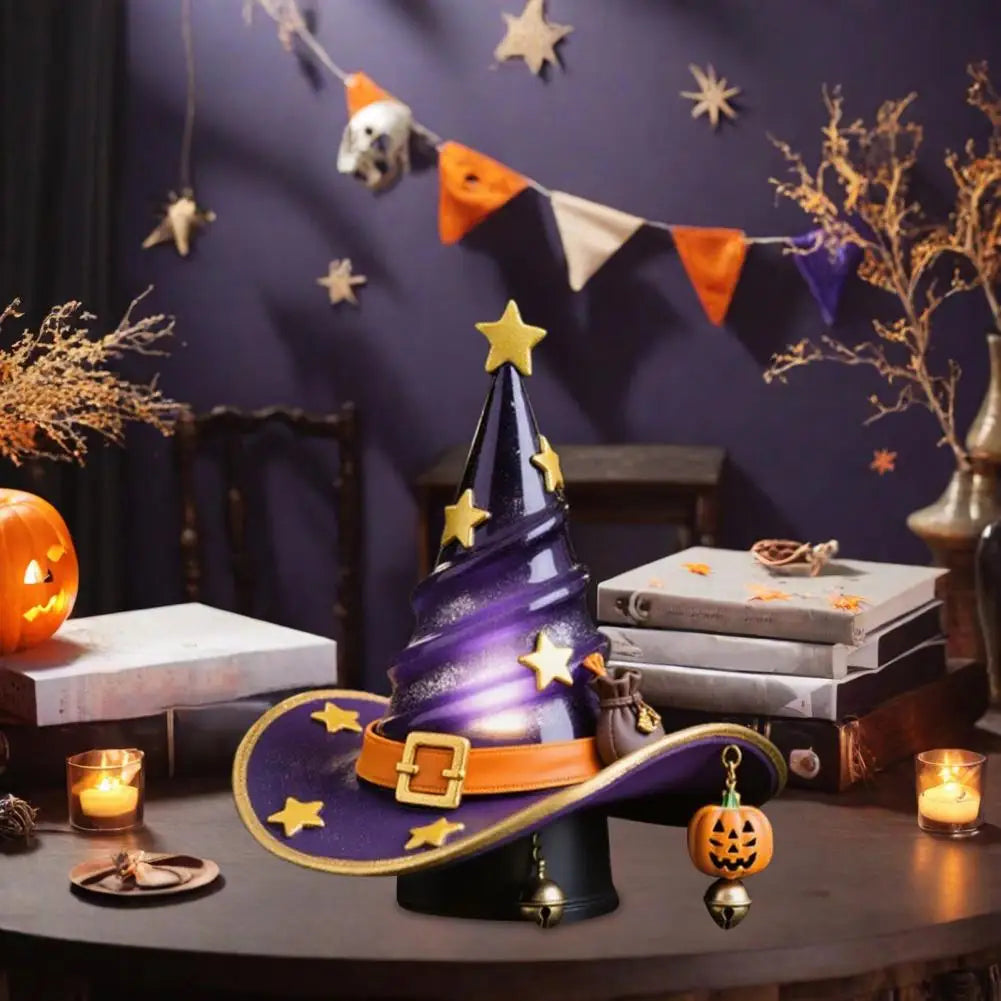 Led Night Lamp Spooky Witch Hat Night Light Set for Halloween Party Decor Led Ornament Trio for Fun Festive Atmosphere Spooky 2