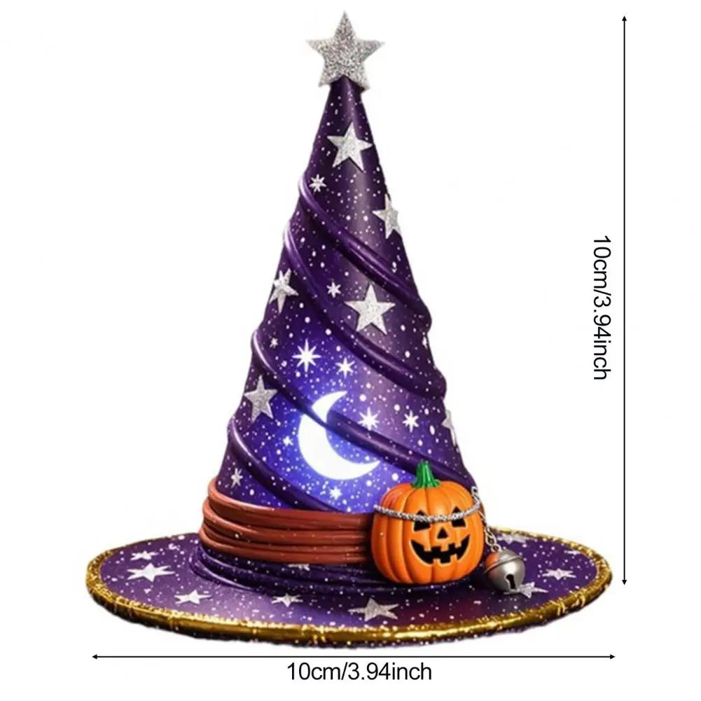 Led Night Lamp Spooky Witch Hat Night Light Set for Halloween Party Decor Led Ornament Trio for Fun Festive Atmosphere Spooky 5