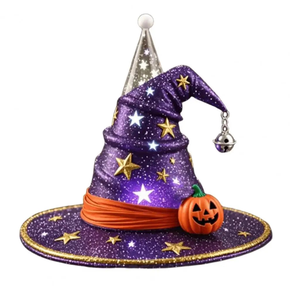 Led Night Lamp Spooky Witch Hat Night Light Set for Halloween Party Decor Led Ornament Trio for Fun Festive Atmosphere Spooky 6