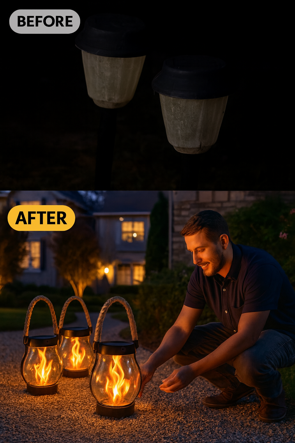 Lightscordless™ – Solar-Powered Outdoor Lantern Lights 6
