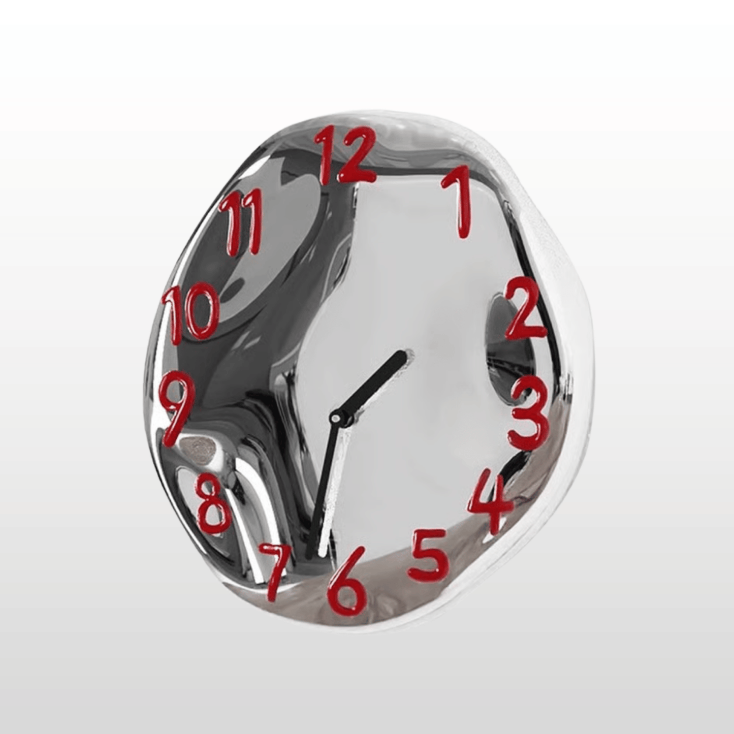 LumoTime Chrome Ceramic Wall Clock 4