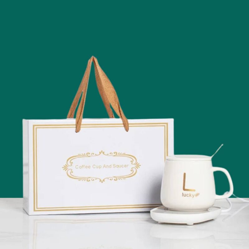 Royaleva Ceramic Mug Set Mug and Warmer – Best Mug for Christmas